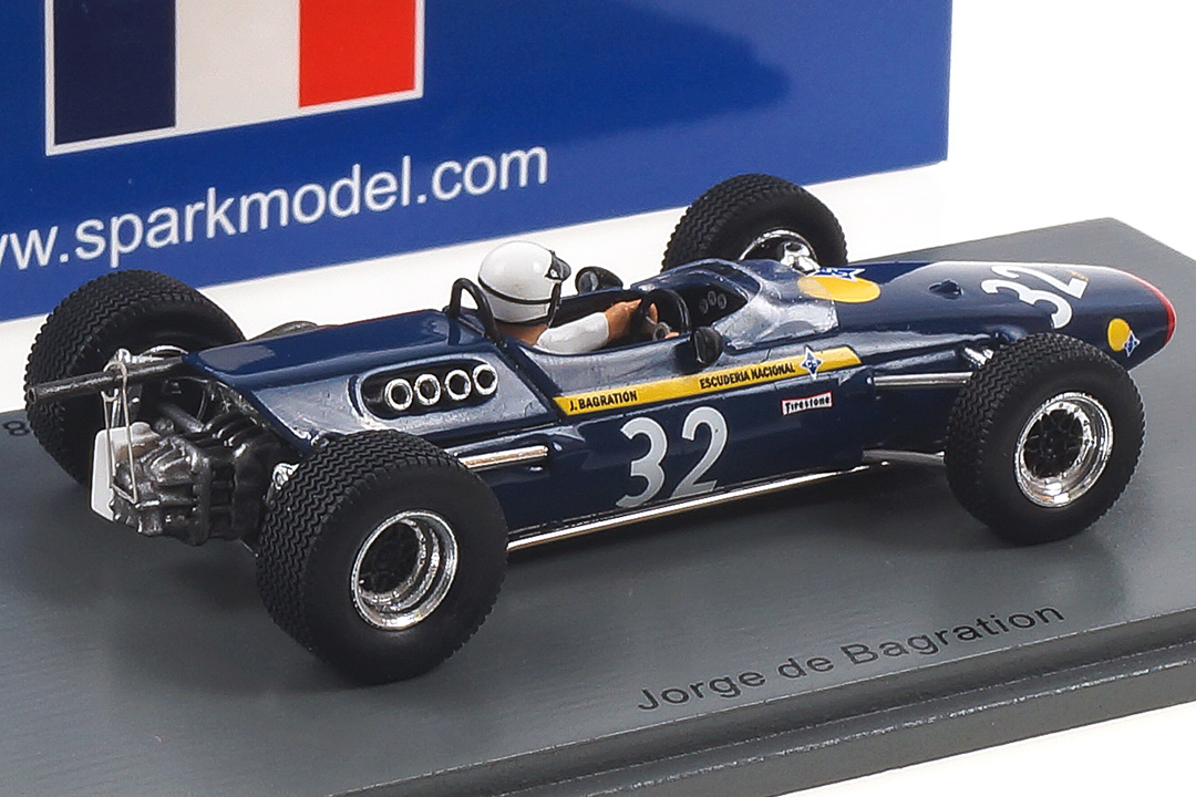 Lola T100 GP de Pau F2 1968 Jorge de Bagration Spark 1:43 SF180