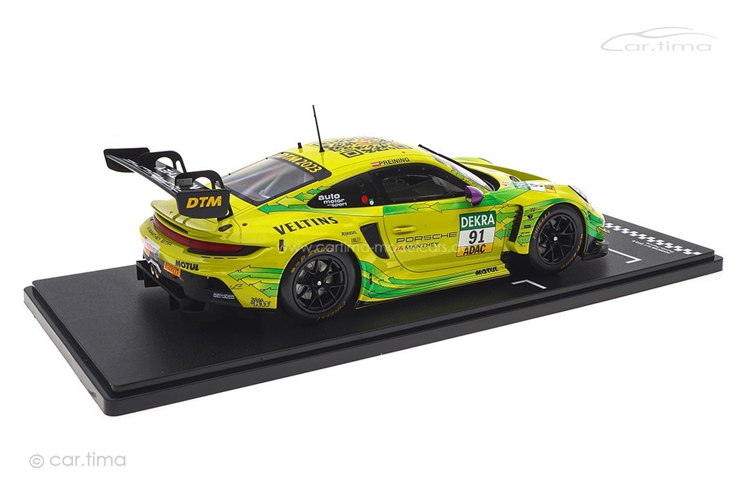 Porsche 911 GT3 R DTM Champion 2023 Thomas Preining Manthey Grello IXO 1:18 MG-I-911-DTM-23-1891