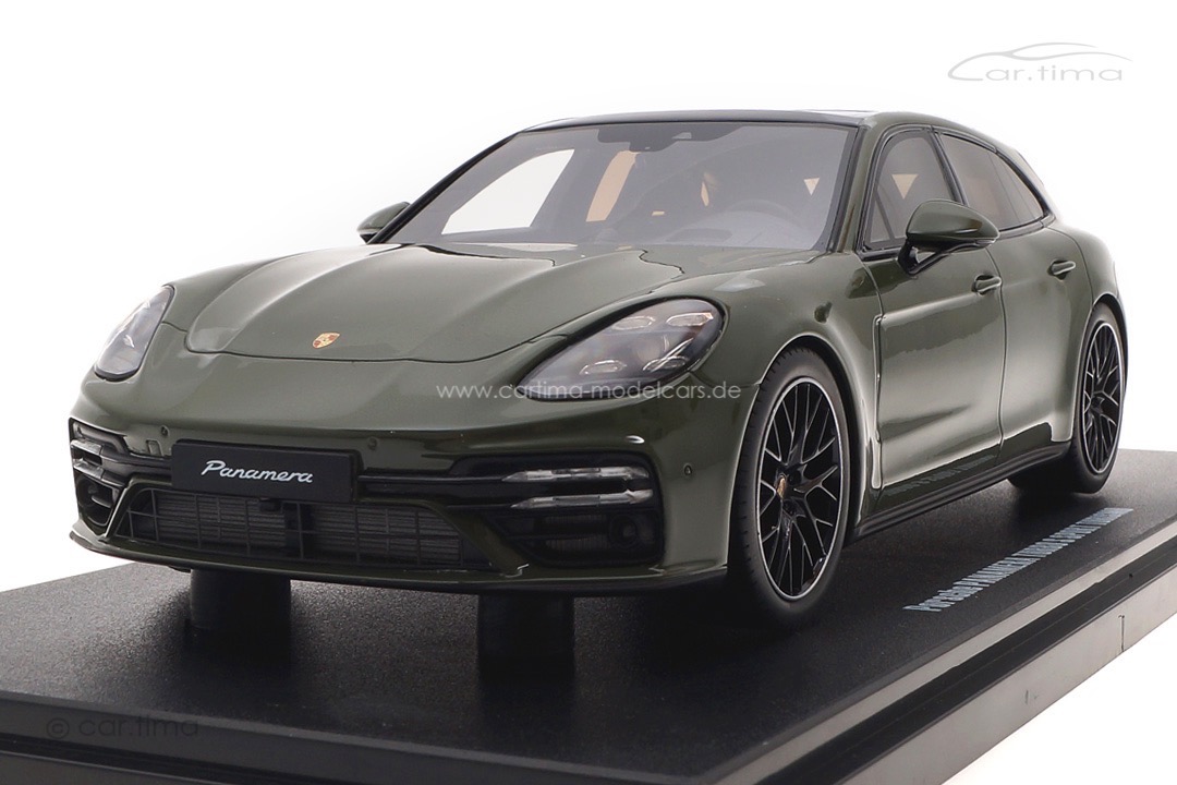 Porsche Panamera Turbo S Sport Turismo 2021 Nato Olive GT Spirit 1:18 GT447