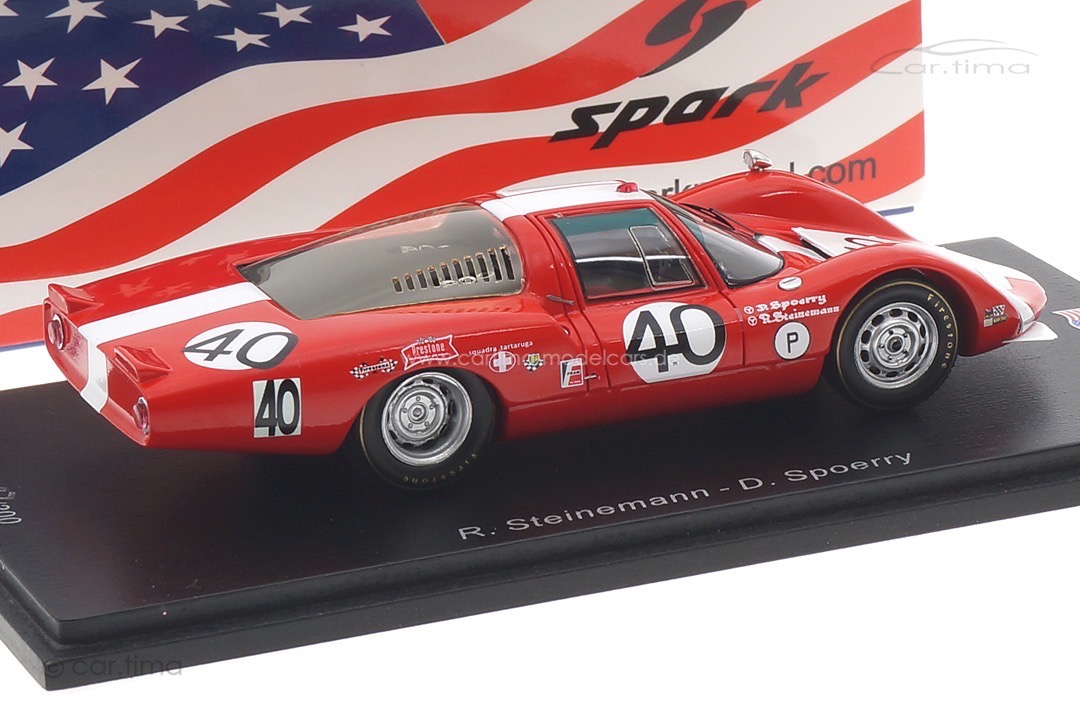 Porsche 906LH 12h Sebring 1967 Steinemann/Spoerry Spark 1:43 US268