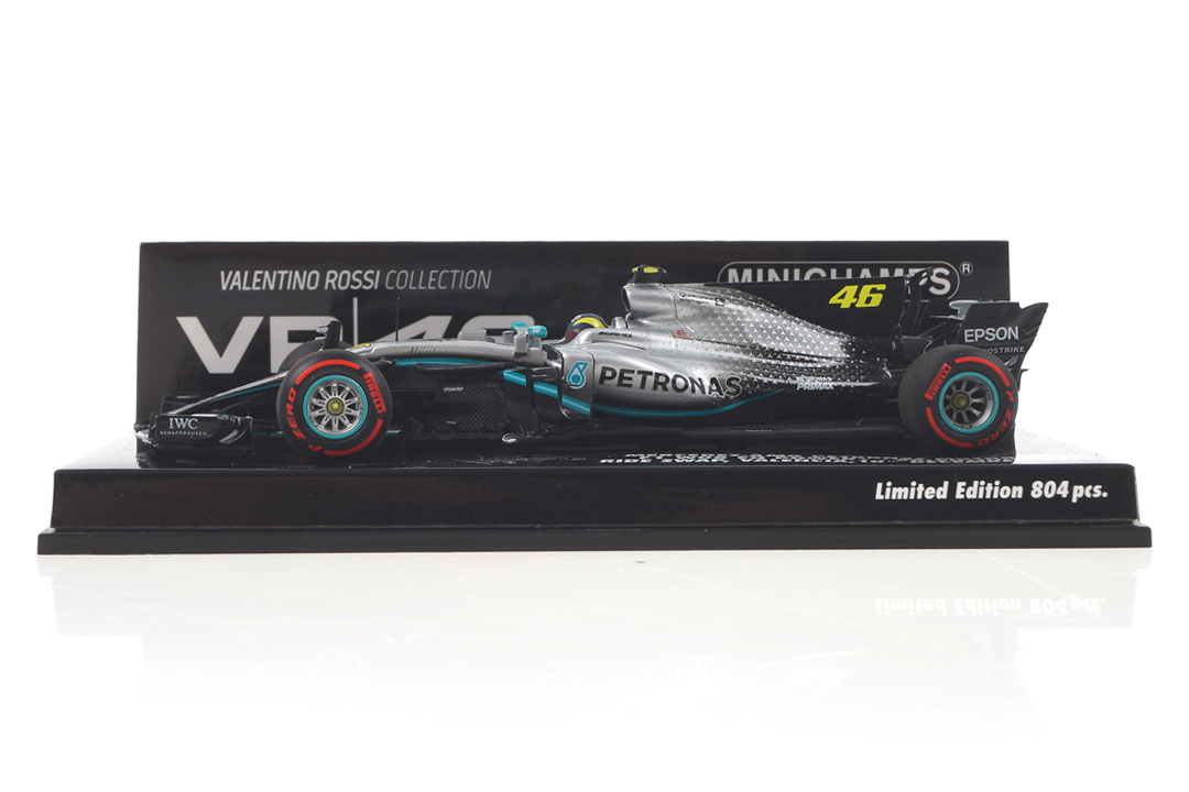 Mercedes-AMG F1 W10 Ride Swap Valencia 2019 Valentino Rossi Minichamps 1:43 410191746