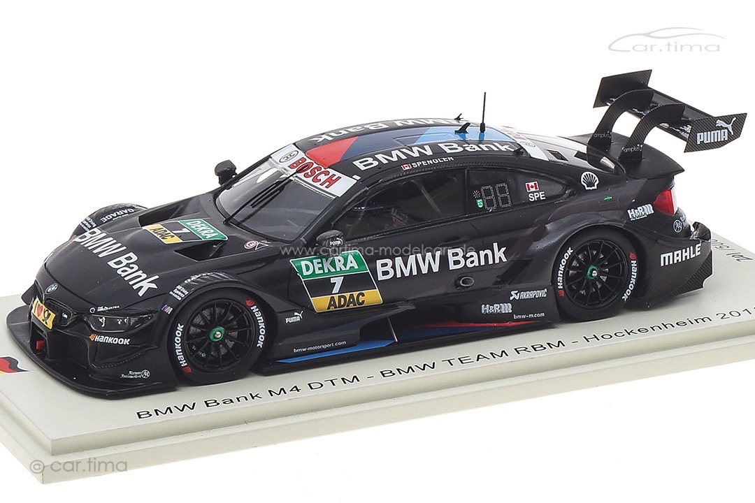 BMW M4 DTM Hockenheim 2018 Bruno Spengler Spark 1:43 SG630