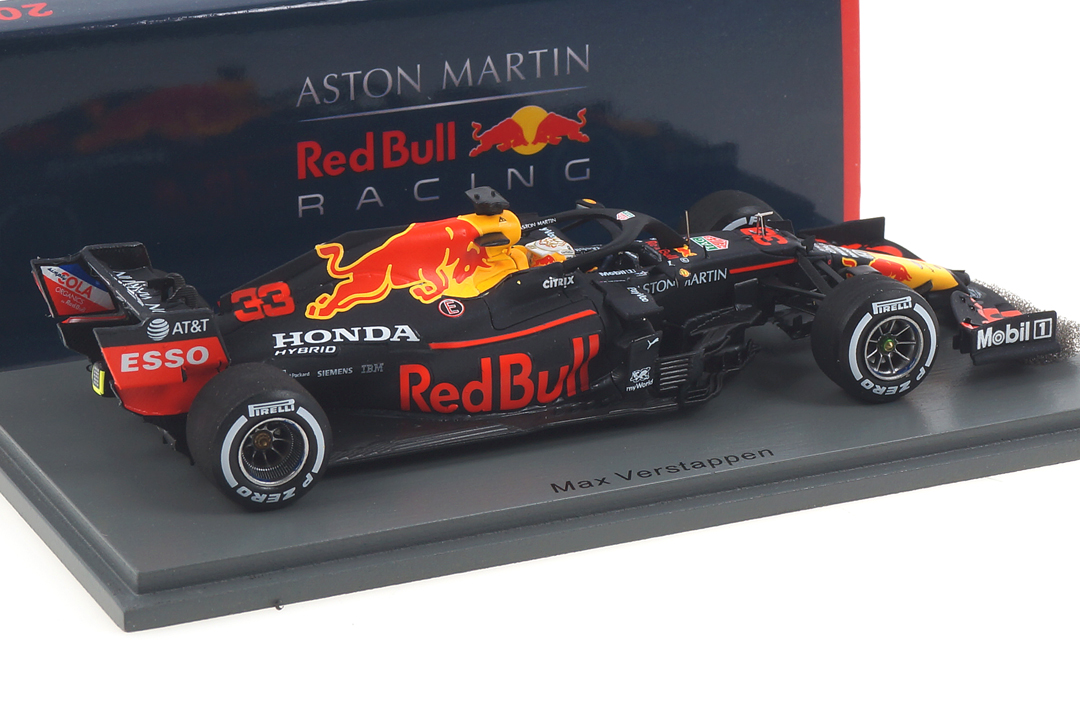 Aston Martin Red Bull RB16 Barcelona Test 2020 Max Verstappen Spark 1:43 S6458