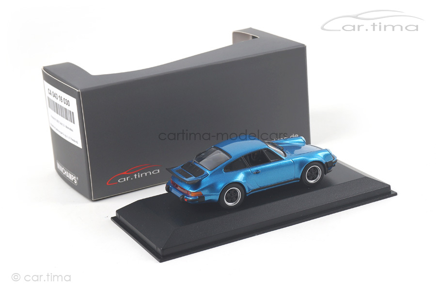 Porsche 911 (930) Turbo 3.0 Minervablau Minichamps 1:43 CA04316030