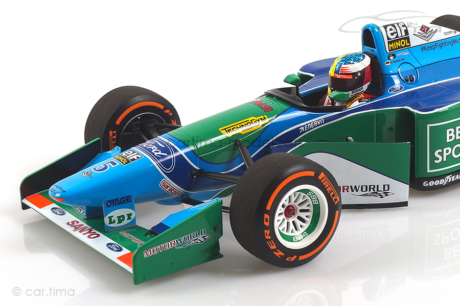 Benetton Ford B194 GP Belgien 2017 Demonstration Run Mick Schumacher Minichamps 1:18 510941705