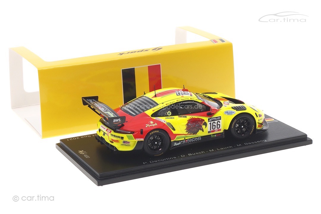 Porsche 911 GT3 R 24h Spa 2021 Decurtins/Busch/Lauck/Basseng Spark 1:43 SB456