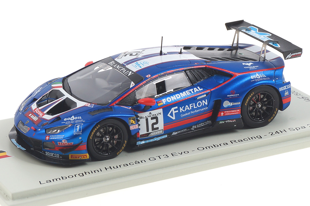 Lamborghini Huracán GT3 24h Spa 2019 Dupont/Gattuso/Lewis/Stoneman Spark 1:43 SB314