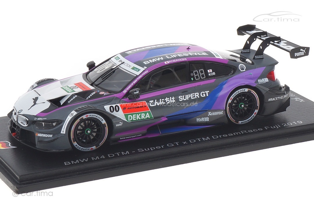 BMW M4 DTM Super GT x DTM Dream Race Fuji 2019 Kamui Kobayashi Spark 1:43 SG643