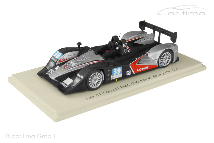 Lola B11/40 Judd BMW 24h Le Mans 2011 Perez-Companc/Russo/Kaffer Spark 1:43 S2531