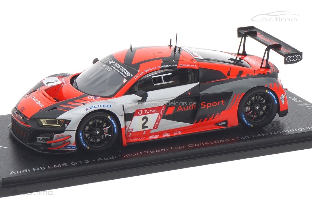 Audi R8 LMS GT3 24h Nürburgring 2021 Haase/Müller/Winkelhock Spark 1:43 SG754