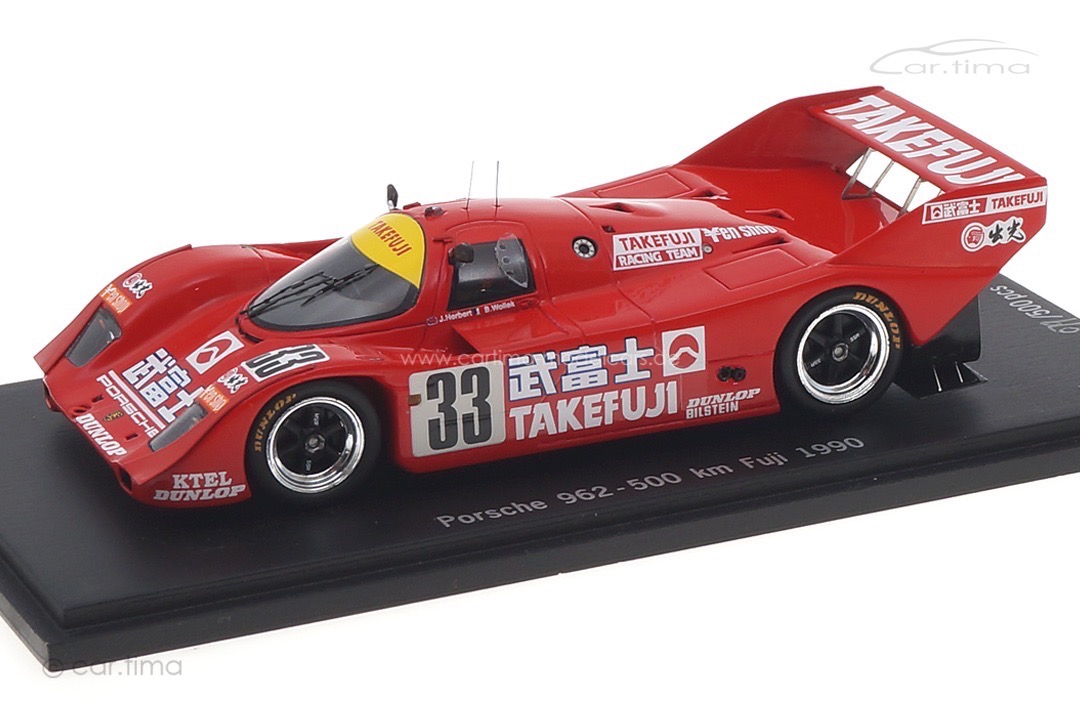 Porsche 962 500 km Fuji 1990 Herbert/Wollek Spark car.tima EXCLUSIVE 1:43 CA-WOL-11