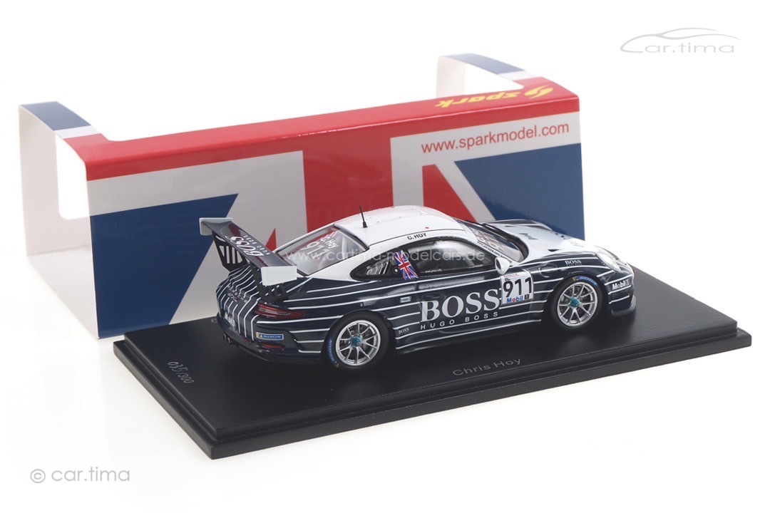 Porsche 911 GT3 Cup Supercup Silverstone 2019 Chris Hoy Spark 1:43 UK006