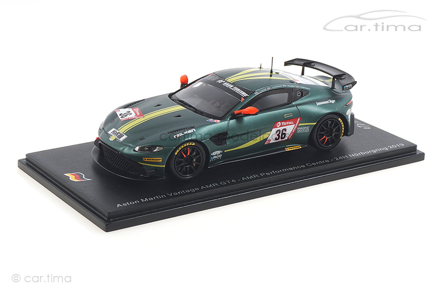 Aston Martin Vantage AMR GT4 24h Nürburgring 2019 Turner/Goodwin/Gebhardt Spark 1:43 SG539