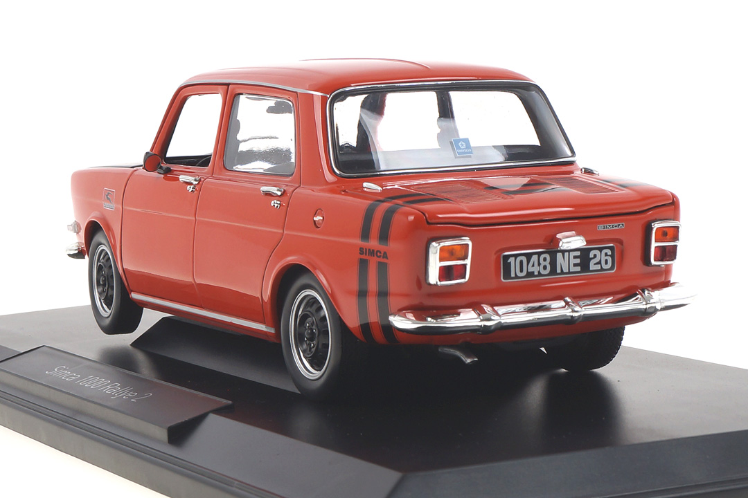 Simca 1000 Rallye 2 1971 Sarde Red Norev 1:18 185700