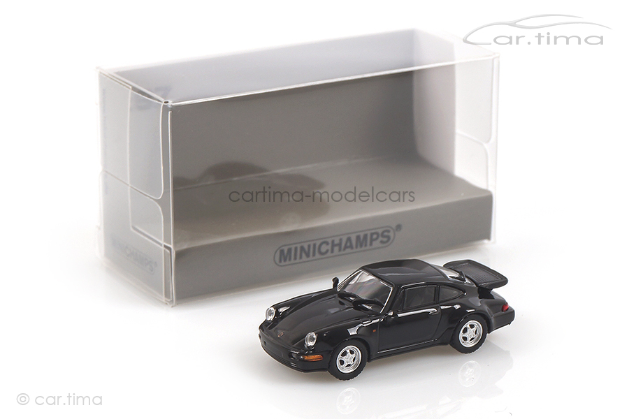 Porsche 911 (964) Turbo Schwarz Minichamps 1:87 870069104