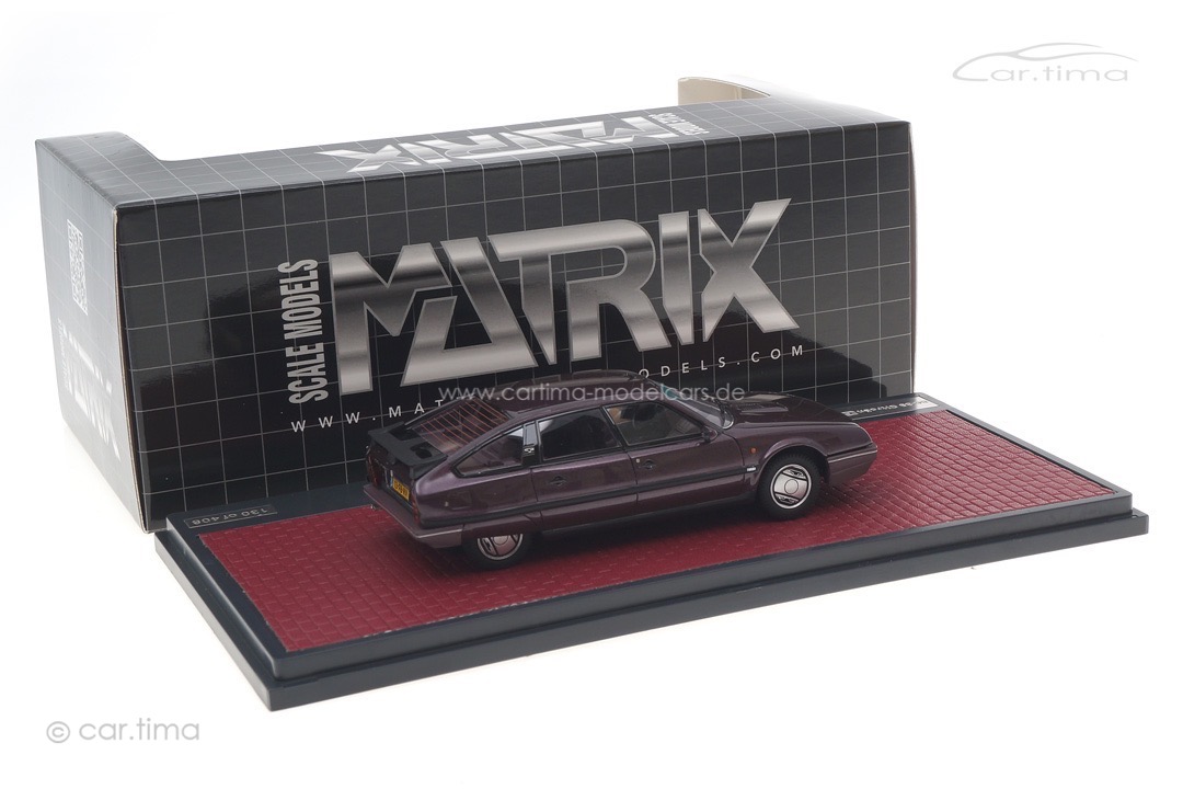 Citroen CX 25 GTi Turbo II rot Figur Jules D. Rotterdam Matrix 1:43 MX40304-111