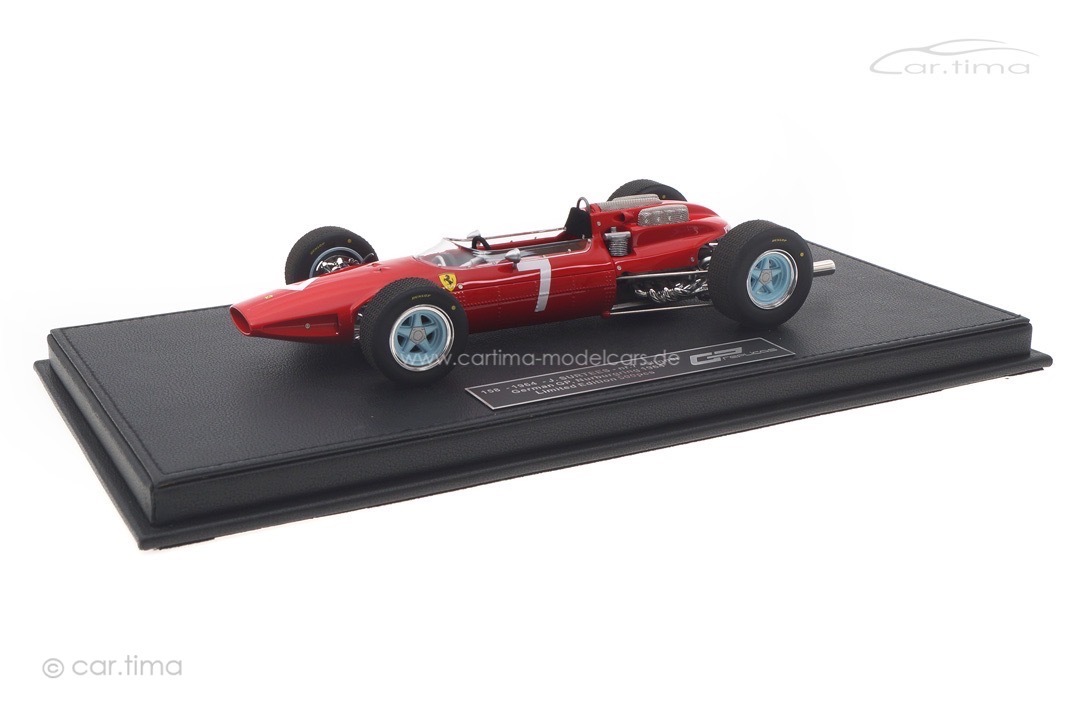 Ferrari 158 Winner GP Deutschland 1964 John Surtees inkl. Vitrine GP Replicas 1:18 GP114D