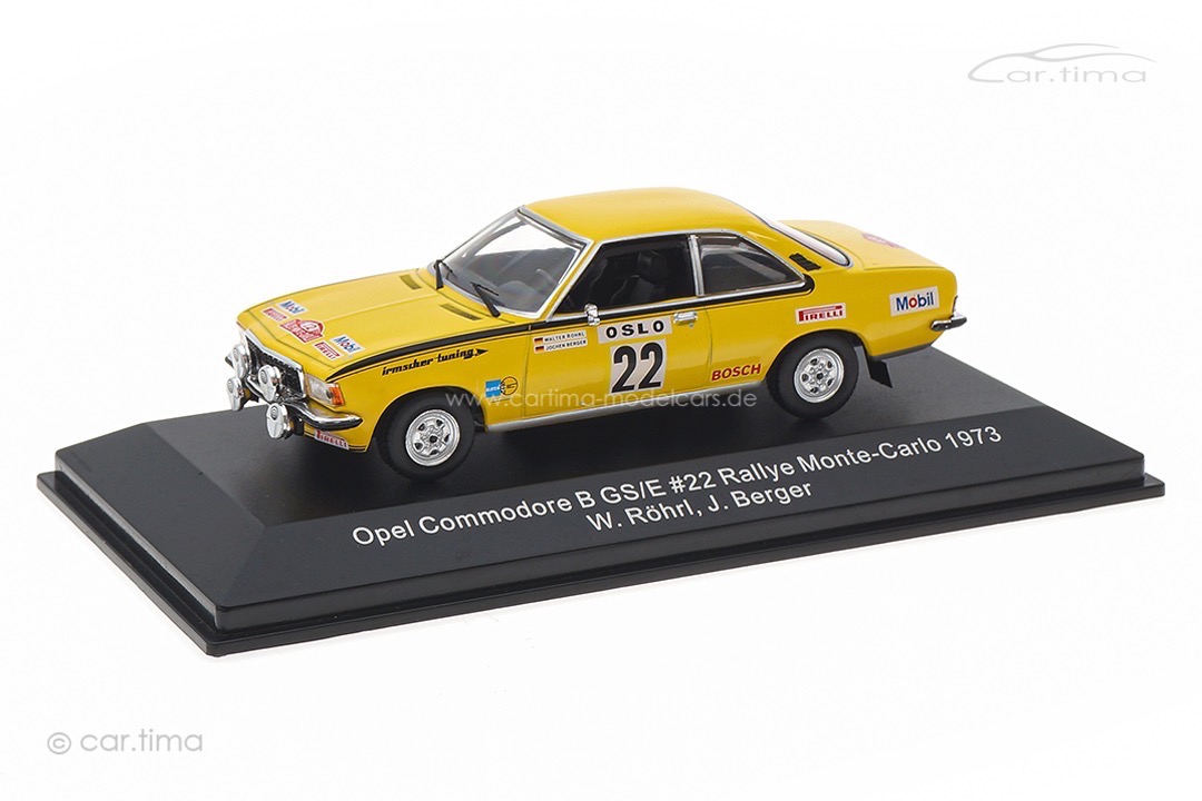 Opel Commodore Rallye Monte Carlo 1973 Röhrl/Berger CMR 1:43 WRC026