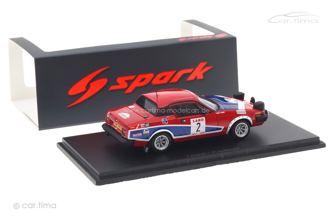 Triumph TR7 Winner Ypres Rallye 1978 Pond/Gallagher Spark 1:43 S7056