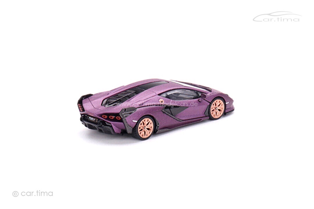 Lamborghini Sian FKP 37 Matte Viola SE30 HK Exclusive MINI GT 1:64 MGT00588-L