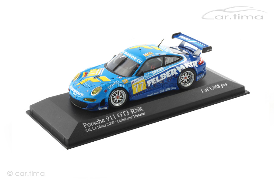 Porsche 911 (997) GT3 RSR 24h Le Mans 2009 Lieb/Lietz Minichamps 1:43 400096977