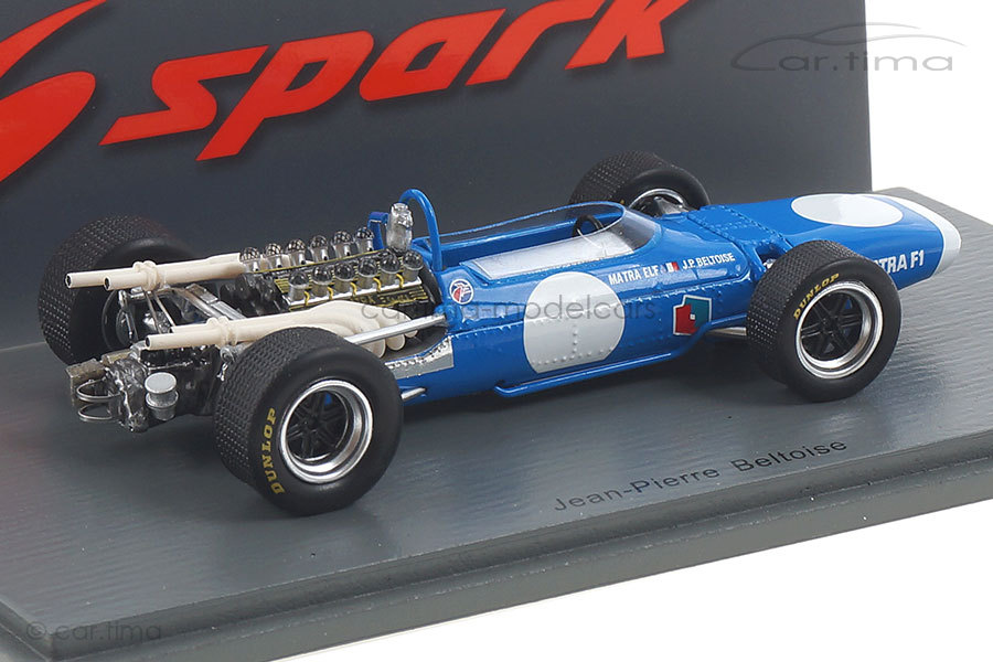 Matra MS11 Presentation 1968 Jean-Pierre Beltoise Spark 1:43 S7184