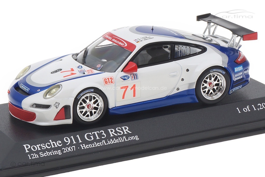 Porsche 911 (997) GT3 RSR 24h Sebring 2007 Minichamps 1:43 400076471