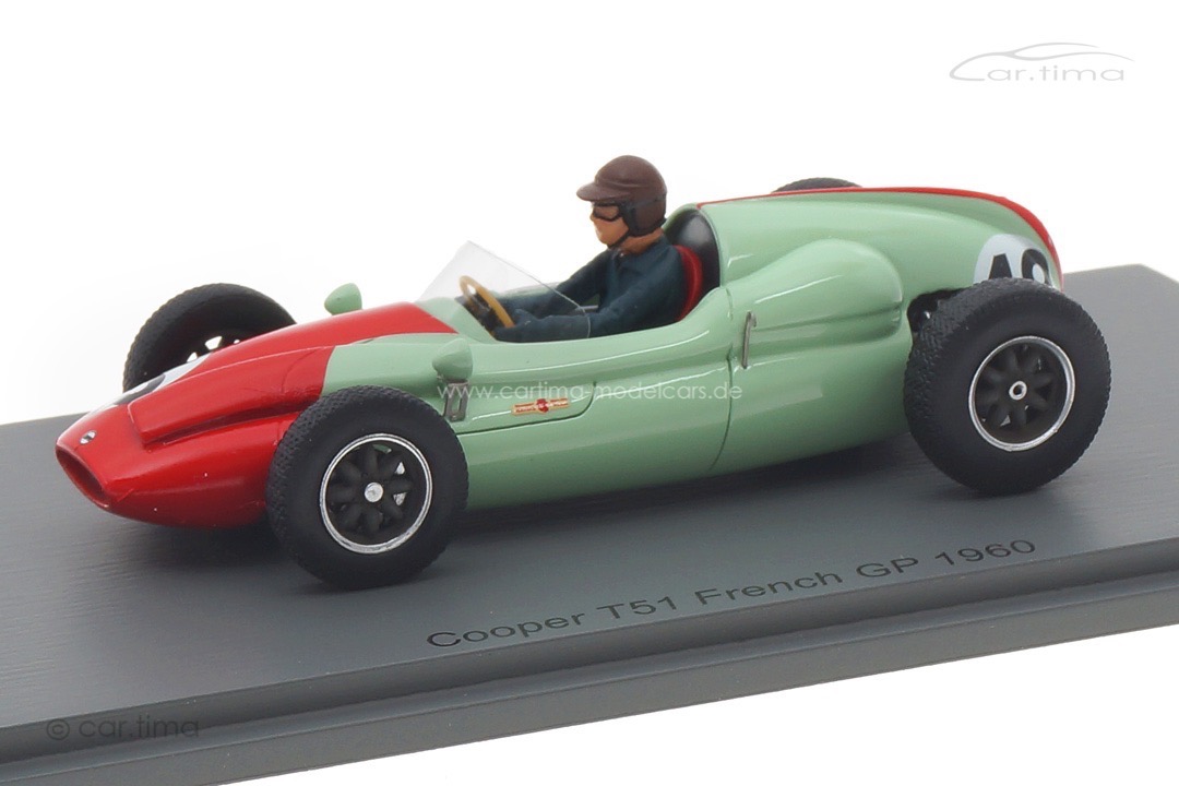 Cooper T51 GP Frankreich 1960 Bruce Halford Spark 1:43 S8053