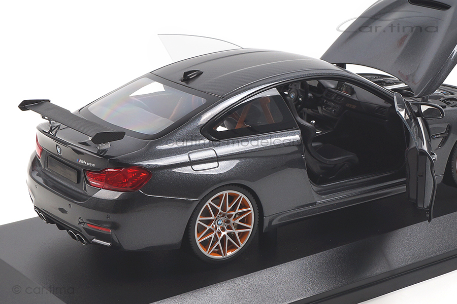 BMW M4 GTS grau met. Minichamps 1:18 110025222