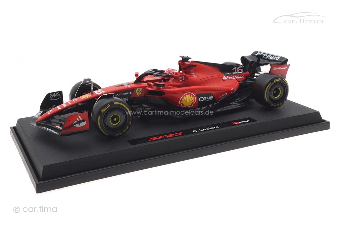 Ferrari SF23 GP 2023 Charles Leclerc Bburago 1:18 18-16812LE