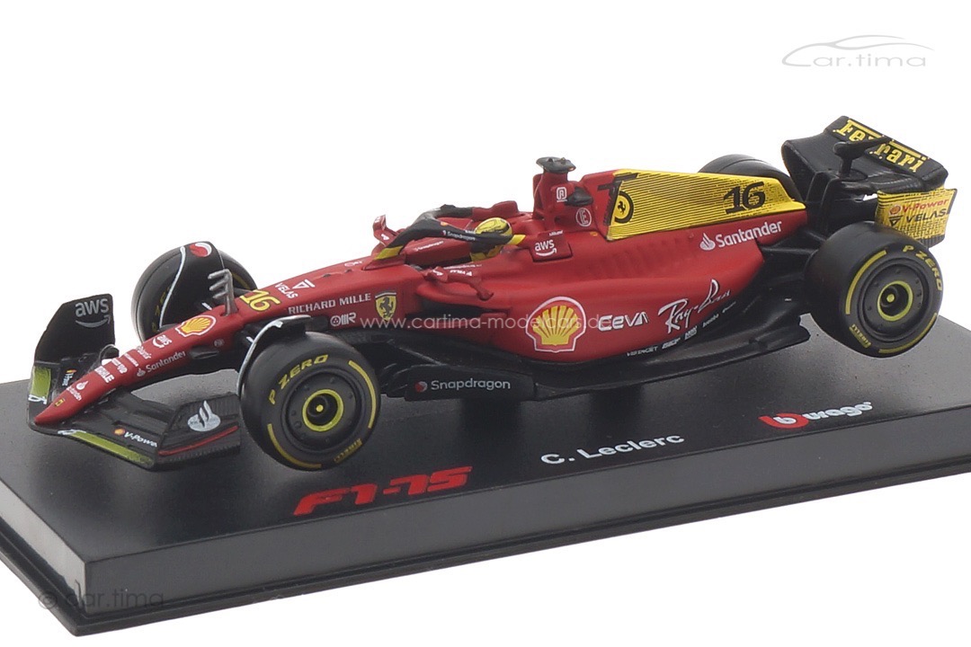 Ferrari F1-75 GP Monza 2022 Charles Leclerc Bburago 1:43 18-36831LE