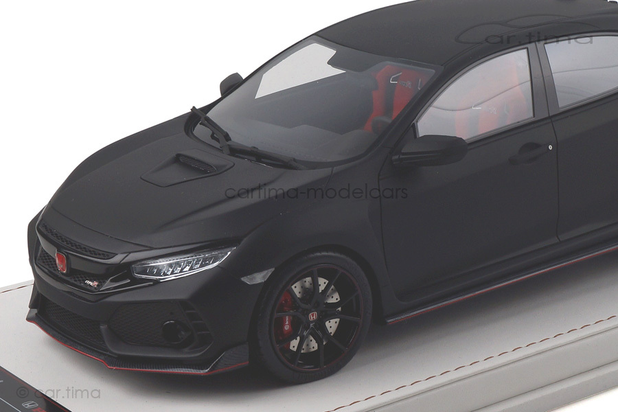 Honda Civic Type R matt schwarz Motorhelix 1:18 MH001PT-L