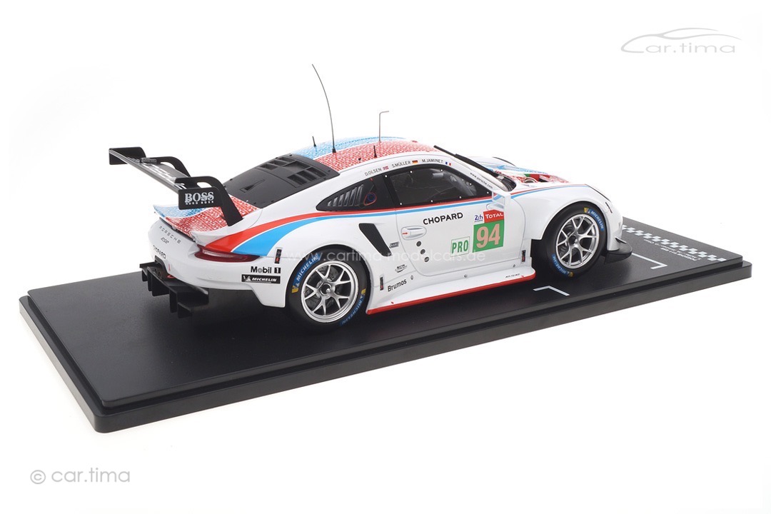 Porsche 911 (991) RSR 24h Le Mans 2019 Müller/Jaminet/Olsen IXO 1:18 LEGT18026