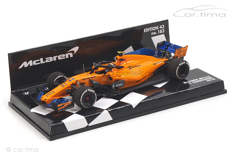 McLaren Renault MCL33 GP 2018 Stoffel Vandoorne Minichamps 1:43 537184302