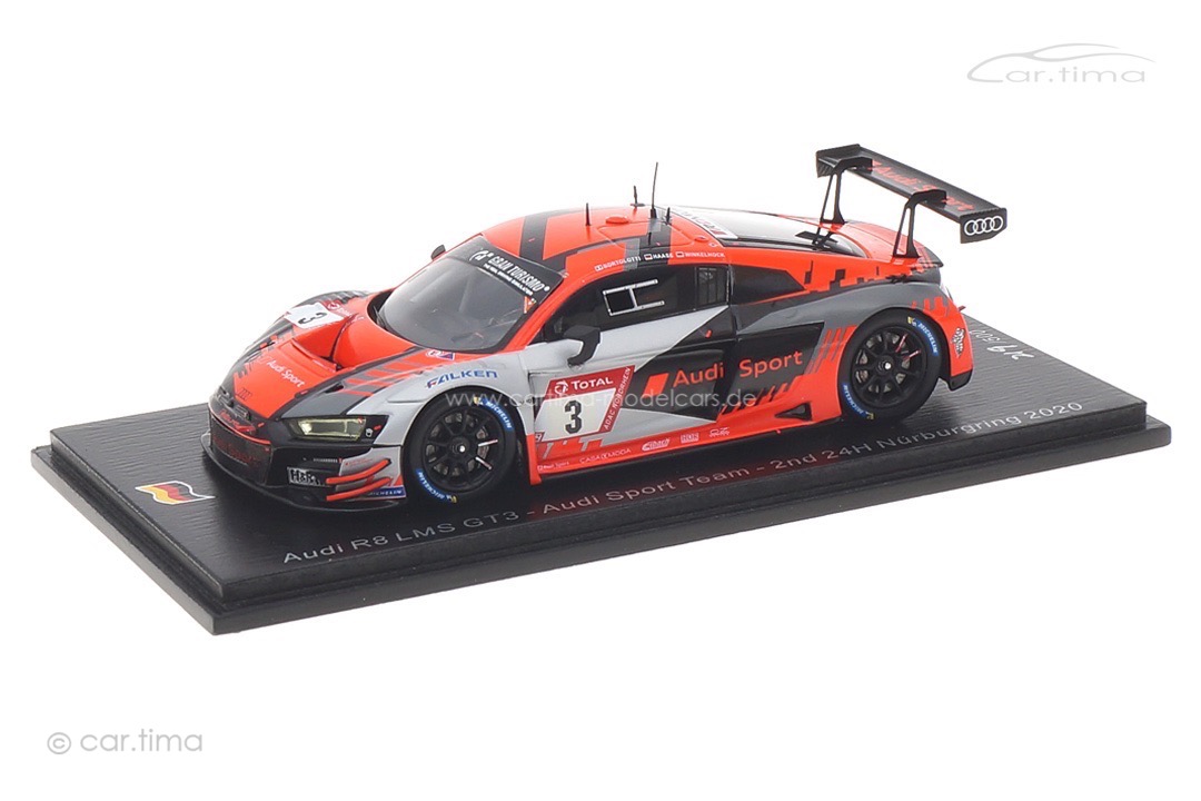 Audi R8 LMS GT3 24h Nürburgring 2020 Bortolotti/Haase/Winkelhock Spark 1:43 SG681