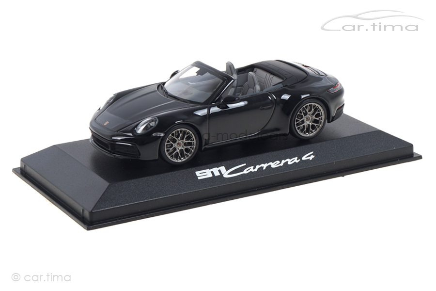 Porsche 911 (992) Carrera 4 Cabriolet schwarz Minichamps 1:43 WAP0201770K