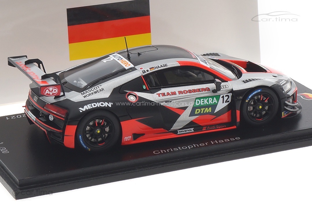 Audi R8 LMS GT3 Nürburgring DTM 2021 Christopher Haase Spark 1:43 SG804