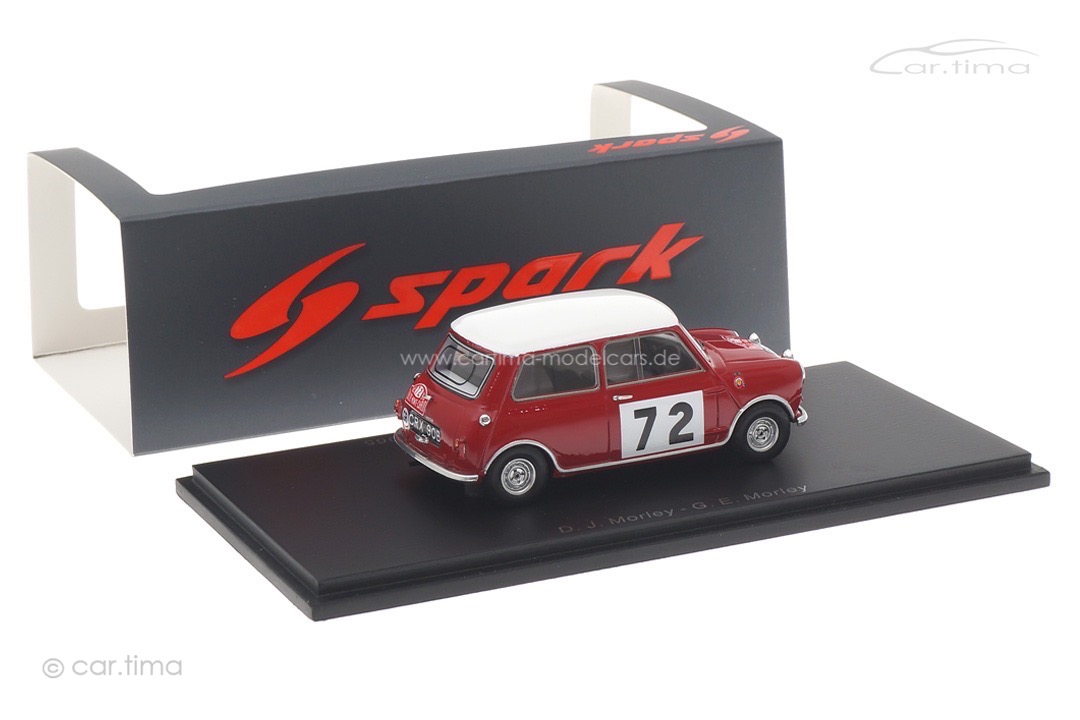 BMC Cooper S Rallye Monte Carlo 1965 Morley/Morley Spark 1:43 S1194