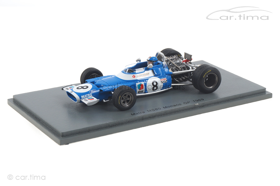 Matra MS80 GP Monaco 1969 Jean-Pierre Beltoise Spark 1:43 S7188