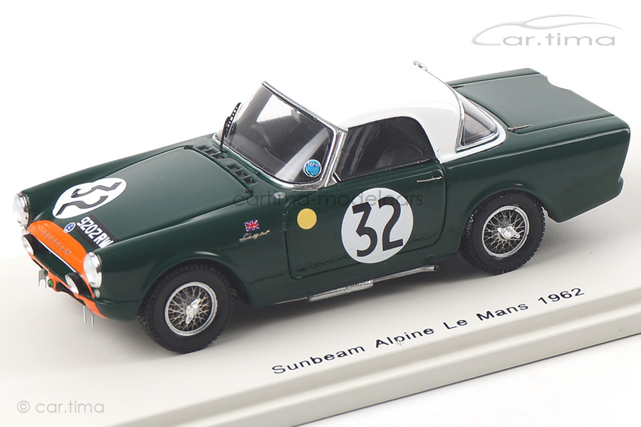 Sunbeam Alpine 24h Le Mans 1962 Harper/Procter Spark 1:43 S4050