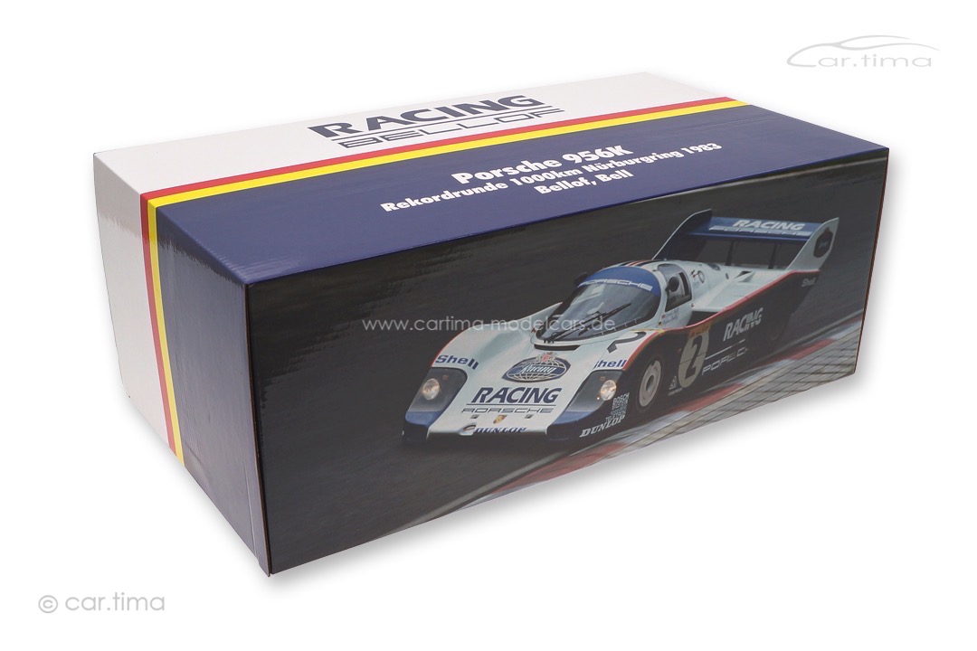 Porsche 956 K Nürburgring Rekordrunde Norschleife 1983 Bellof/Bell Werk83 1:12 W12001001