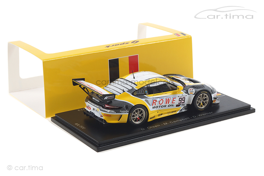 Porsche 911 GT3 R 24h Spa 2019 Campbell/Olsen/Werner Spark 1:43 SB256