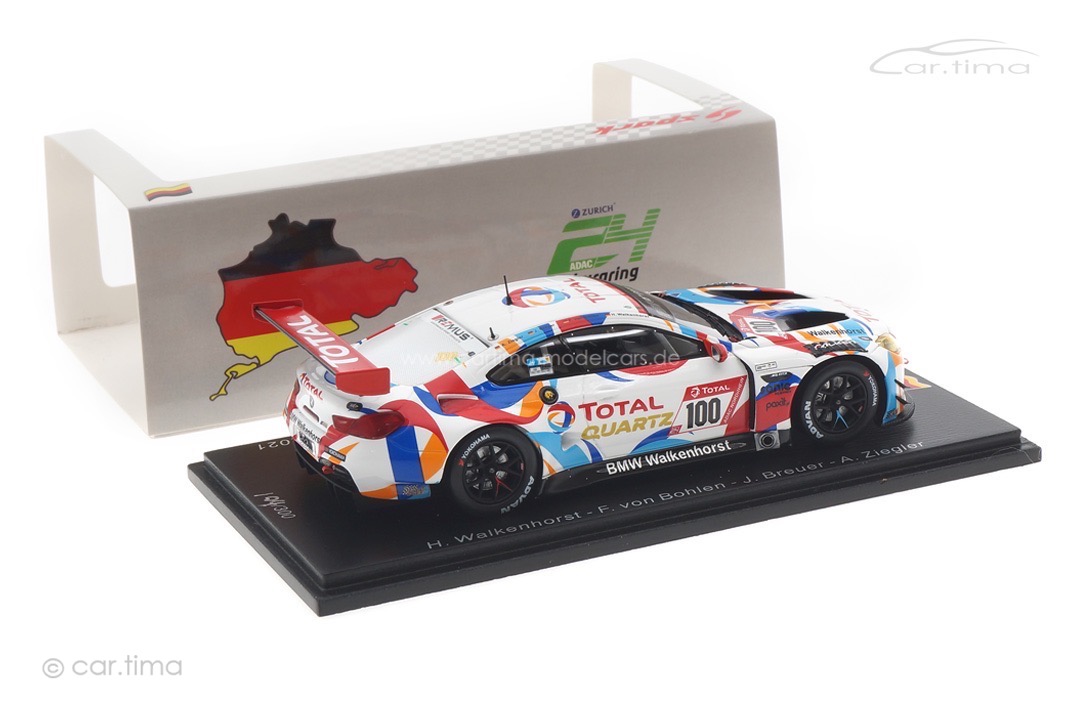 BMW M6 GT3 24h Nürburgring 2021 Breuer/Ziegler/von Bohlen/Walkenhorst Spark 1:43 SG773