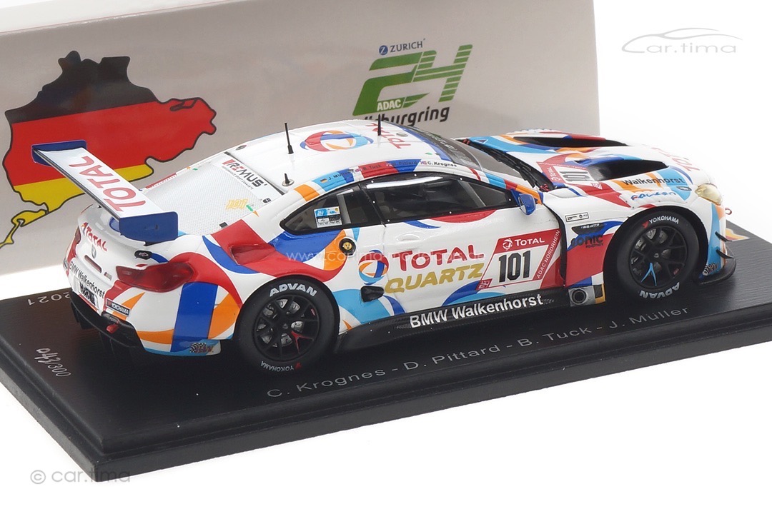 BMW M6 GT3 24h Nürburgring 2021 Krognes/Pittard/Tuck Spark 1:43 SG761