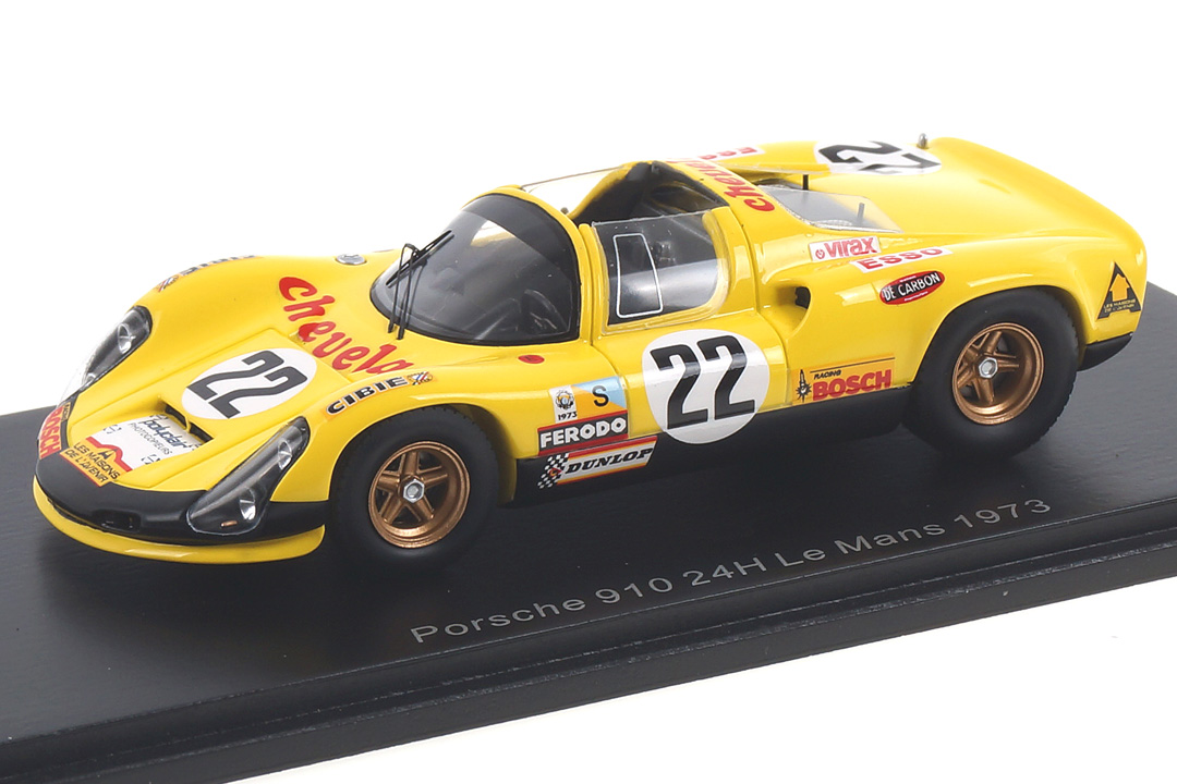 Porsche 910 24h Le Mans 1973 Touroul/Rouget Spark 1:43 S4687