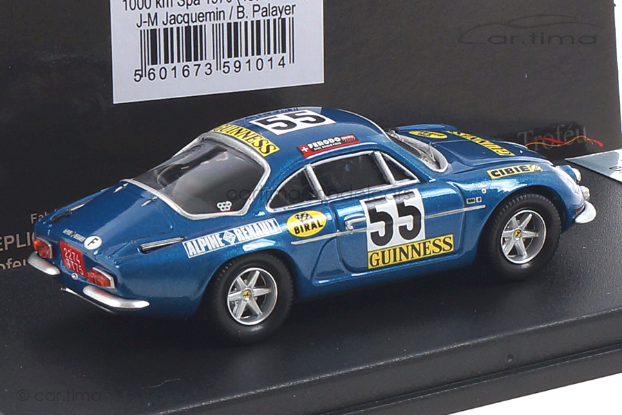 Alpine-Renault A110 1000 km Spa 1970 Jacquemin/Palayer Trofeu 1:43 RRBE21