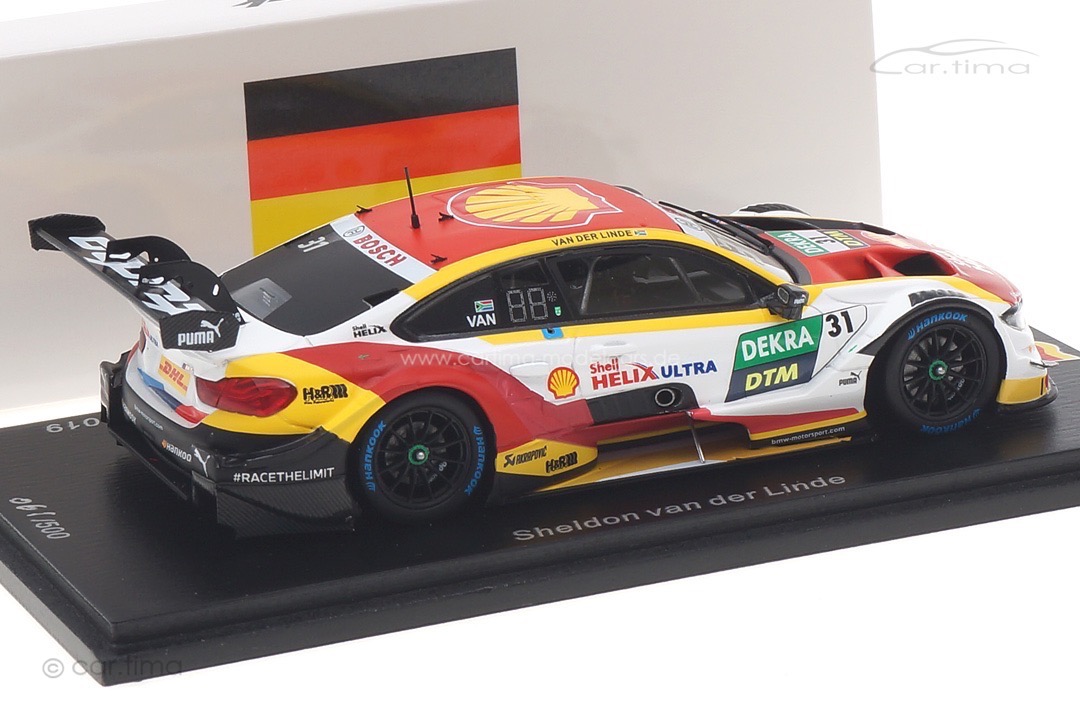 BMW M4 DTM Hockenheim 2019 Sheldon van der Linde Spark 1:43 SG640