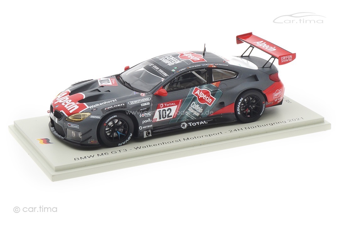 BMW M6 GT3 24h Nürburgring 2021 Giermaziak/Müller/Trogen/von Bohlen Spark 1:43 SG760