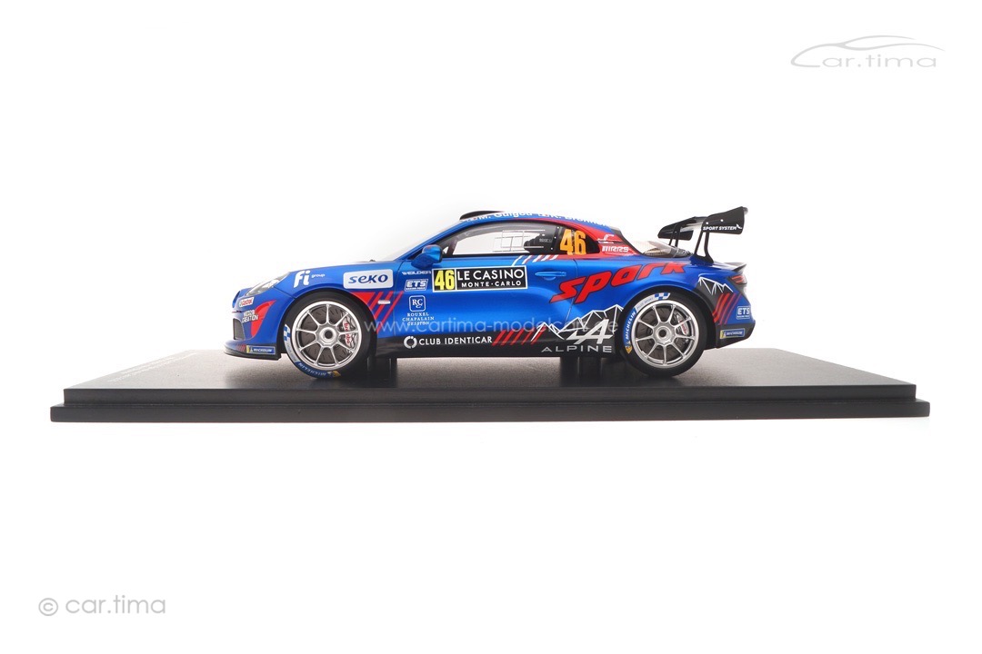 Alpine A110 Rally Rallye Monte Carlo 2022 Guigou/Bronner Spark 1:18 18S710