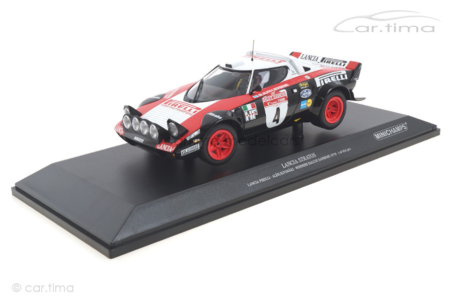 Lancia Stratos Winner Rallye Sanremo 1978 Alén/Kivimäki Minichamps 1:18 155781704